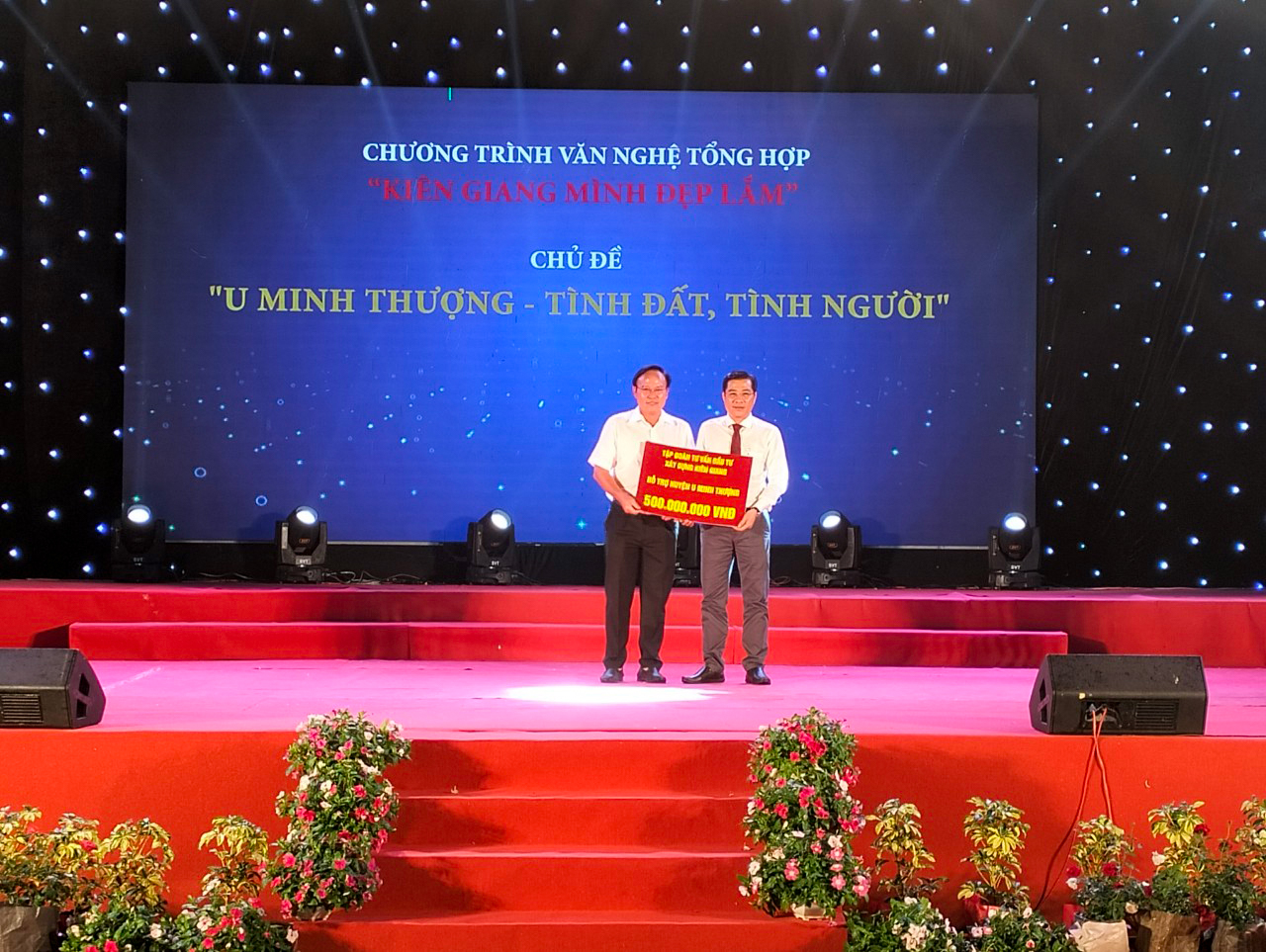 CIC Group trao 500 triệu đồng cho huyện U Minh Thượng