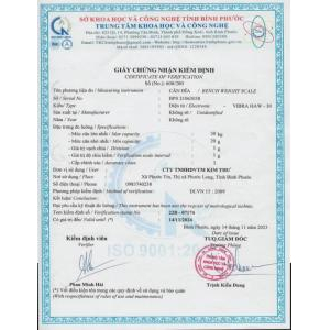 Giấy chứng nhận kiểm định