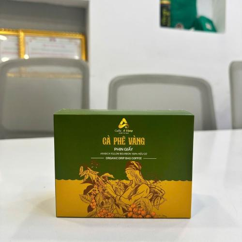 Hộp Cà Phê Vàng Đặc Sản Phin Giấy 4.0 Cao Cấp Nhật Bản Loại 7 Gói