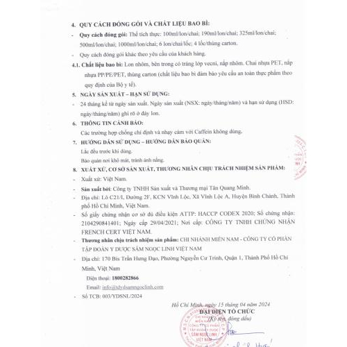 Hồ sơ công bố sản phẩm