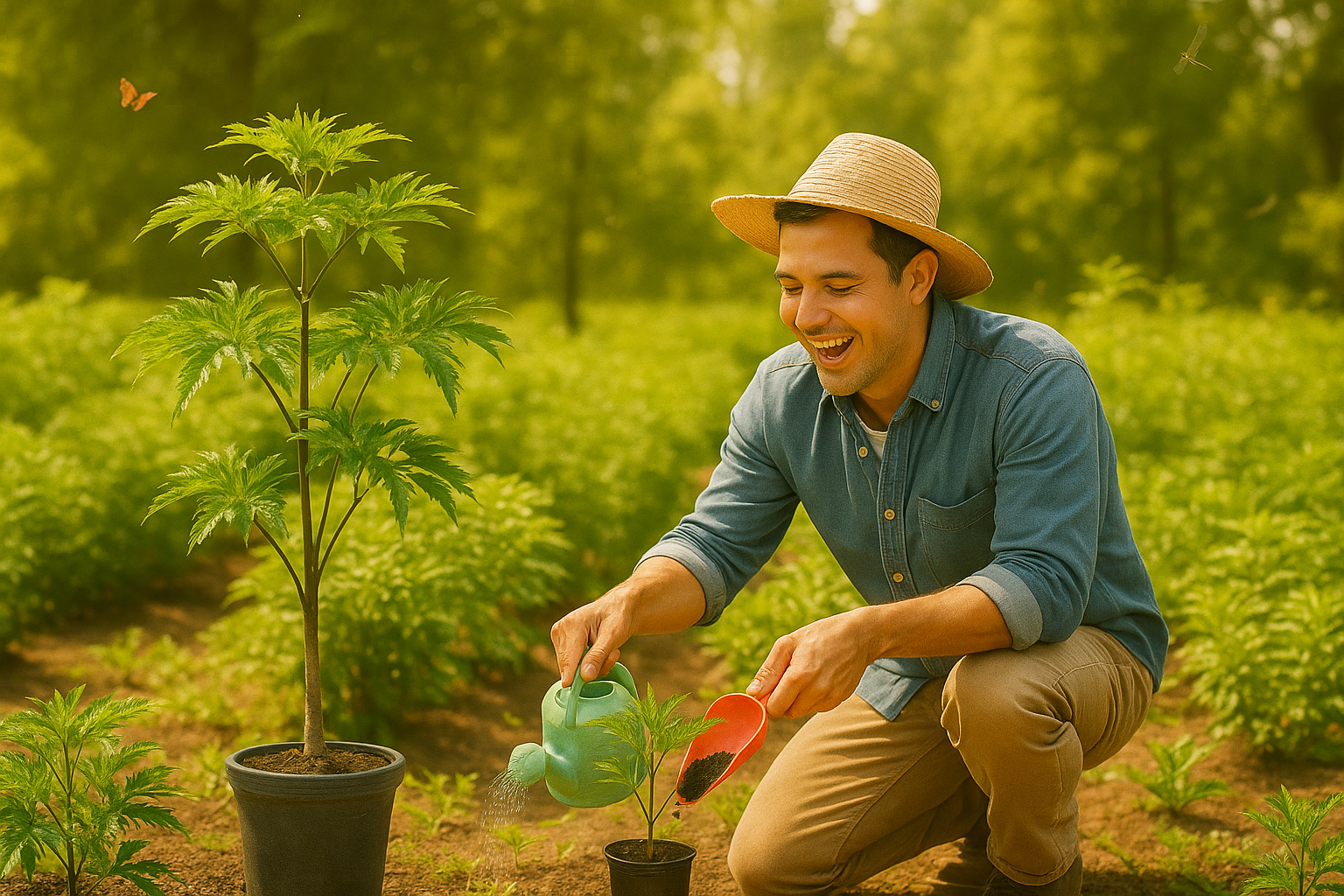 2. Tưới nước hợp lý – Giữ ẩm nhưng không gây úng