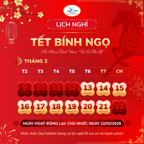 📢 Phú Điền Thông Báo Lịch Nghỉ Tết Nguyên Đán 2026