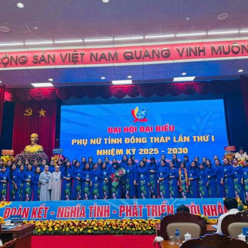 Hội Nữ Doanh Nhân Đồng Tháp tham dự Đại hội đại biểu Phụ nữ tỉnh Đồng Tháp lần thứ I, nhiệm kỳ 2025 – 2030