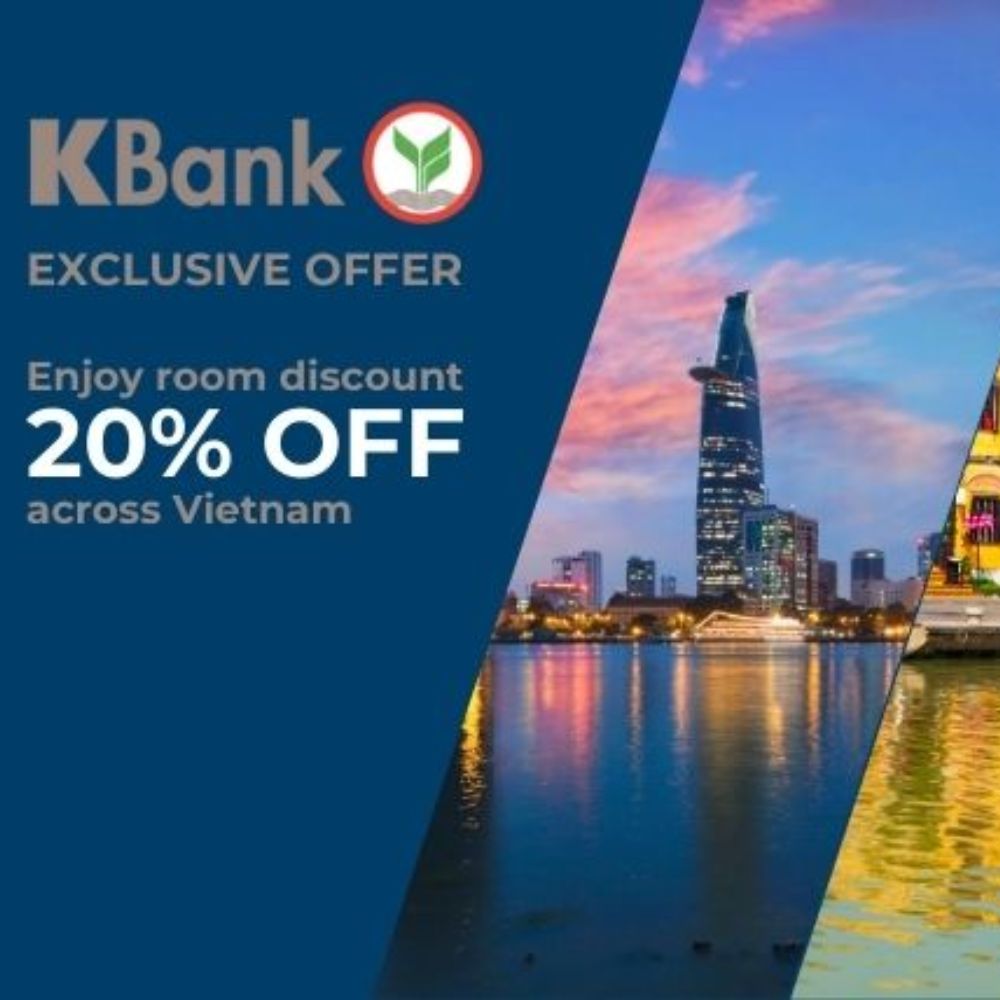 Giảm 20% giá phòng – Ưu đãi độc quyền dành cho chủ thẻ KBank