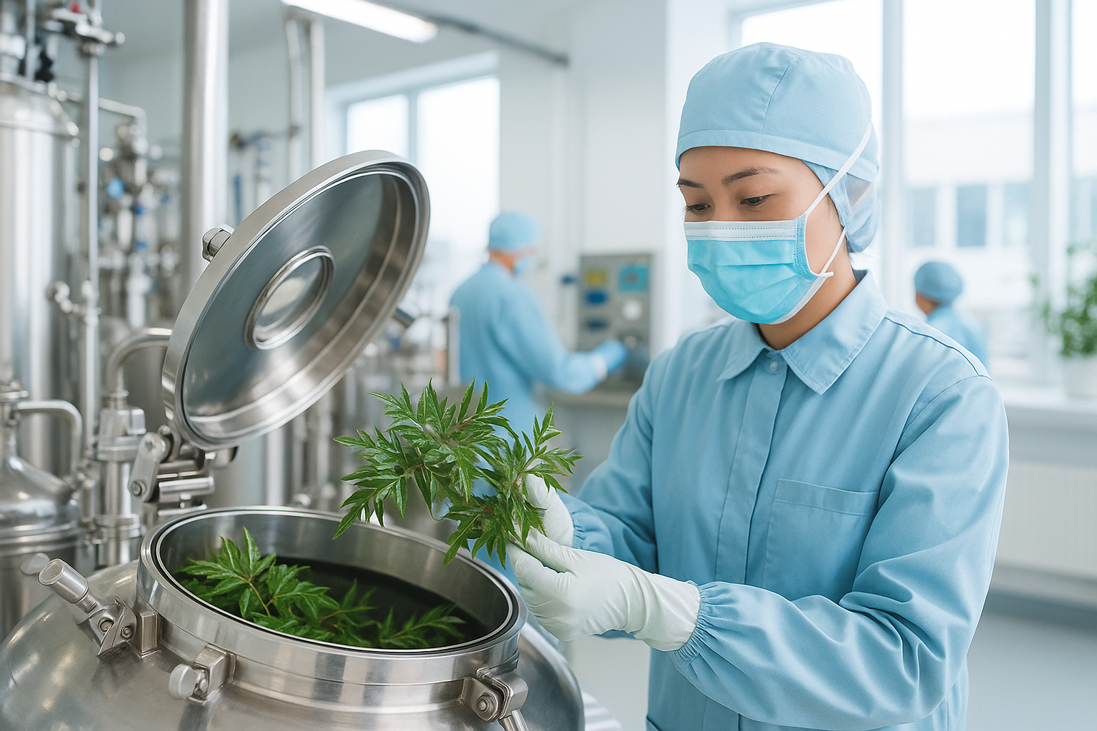 Quy trình sản xuất cao đinh lăng