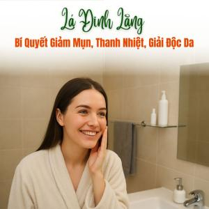 Bí Quyết Giảm Mụn, Thanh Nhiệt, Giải Độc Da Bằng Lá Đinh Lăng