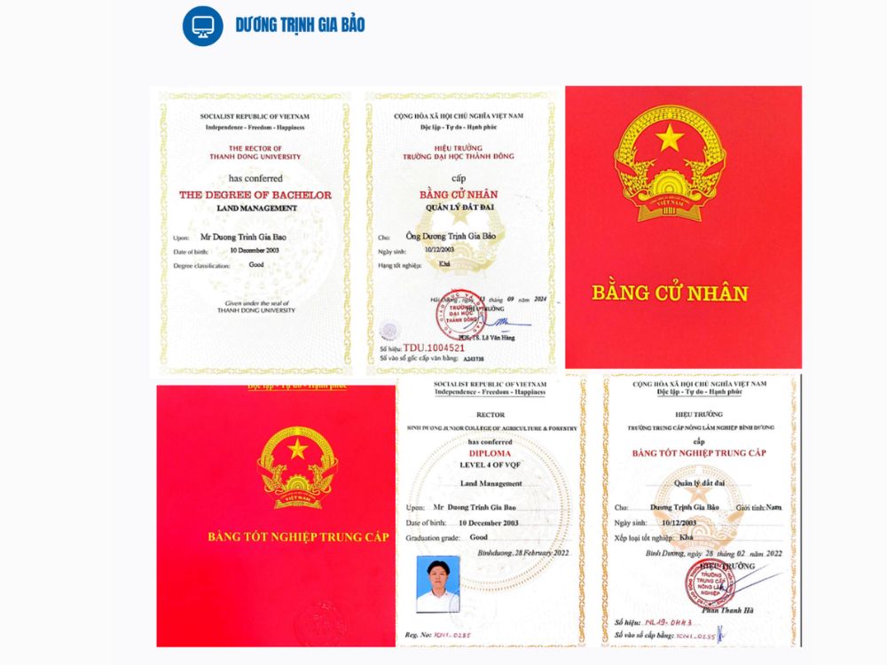 2. Dương Trịnh Gia Bảo – Kỹ sư trẻ năng động, vững kiến thức Địa chính