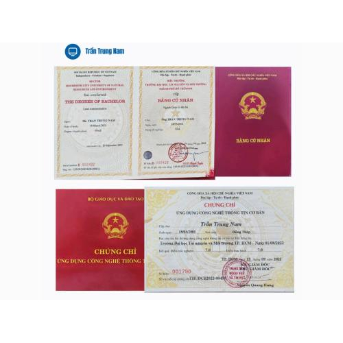 1. Trần Trung Nam – Cử nhân Quản lý Đất đai, ứng dụng CNTT chuyên nghiệp