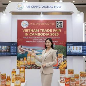An Giang Launches Digital Hub at Vietnam–Cambodia Trade Fair 2025