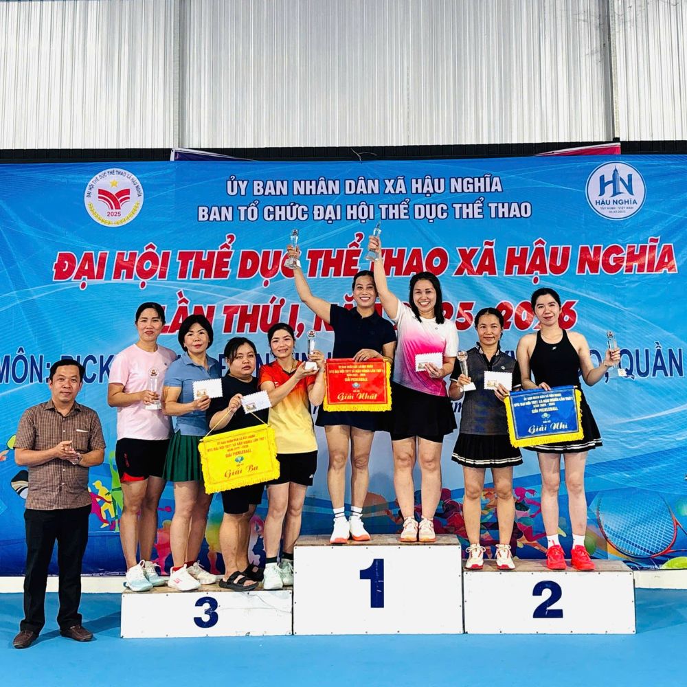 Giải Pickleball Xã Hậu Nghĩa - Đại Hội Thể Dục Thể Thao