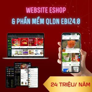 Bảng Giá Website eShop + Phần Mềm QLDN eBiz4.0 - 24 Triệu/ Năm