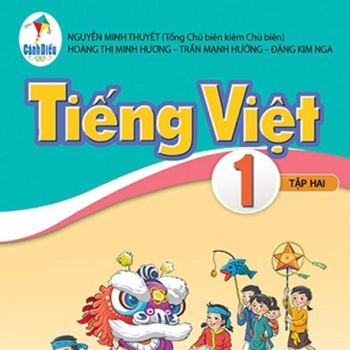 (SGK LỚP 1) Sách Giáo Khoa Tiếng Việt Lớp 1 - Tập 2 Cánh diều