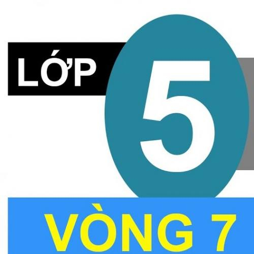 (Giáo dục phổ thông) [2022-2023] Violympic Toán tiếng Việt trên mạng Lớp 5-Vòng 7
