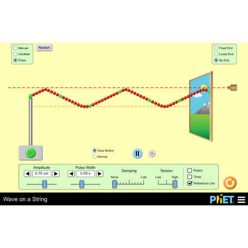 (Mô phỏng) Vật lý: Wave on a String (Sóng trên một chuỗi)