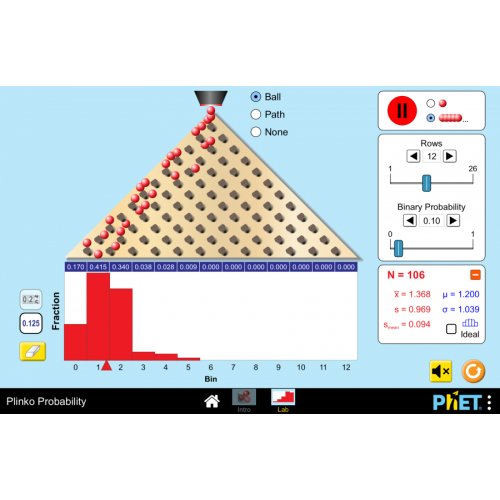 (Mô phỏng) Vật lý: Plinko Probability (Xác suất Plinko)