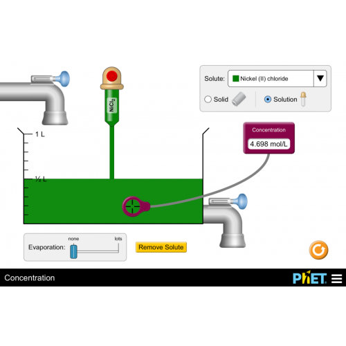 (Mô phỏng) Hóa học: Concentration (Nồng độ)