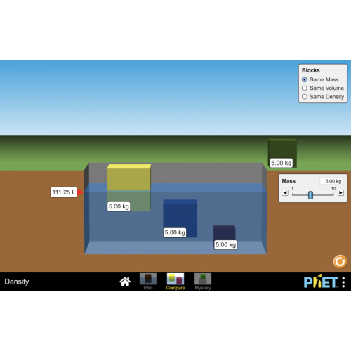 (Mô phỏng) Khoa học Trái Đất - Tỉ trọng|Khối Lượng