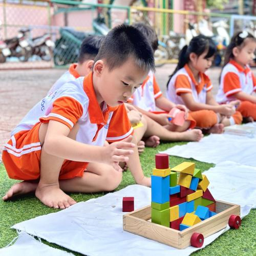 Hoạt Động Montessori Cá Nhân Tại Trường Mầm Non Khải Trí