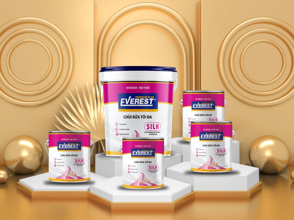 3. Sơn Everest Silk – Lựa chọn hoàn hảo cho mọi không gian