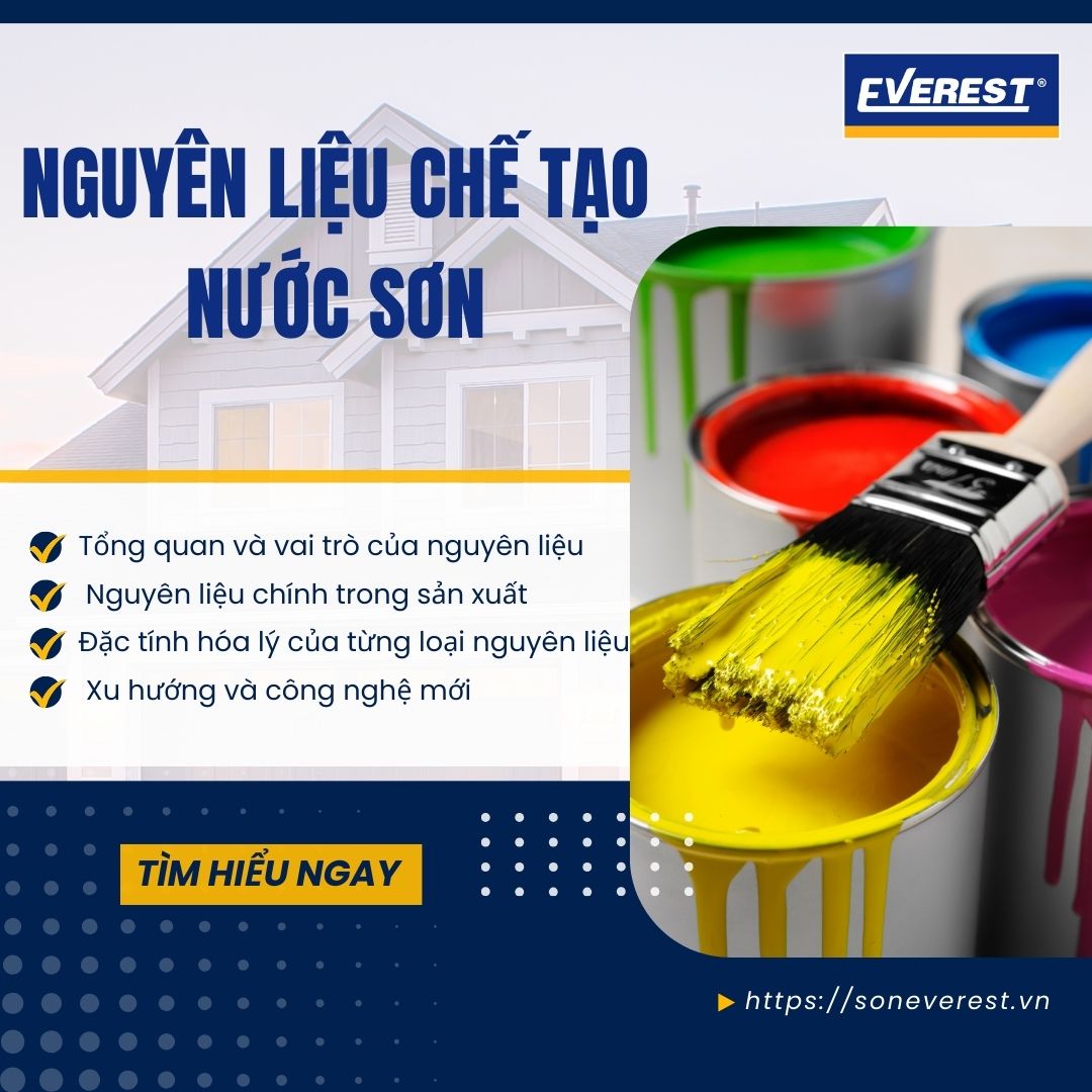 Nguyên Liệu Chế Tạo Nước Sơn