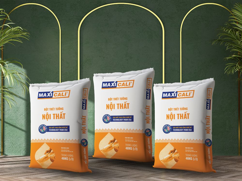 4. Lưu ý khi sử dụng bột trét tường Maxicali: Nội thất
