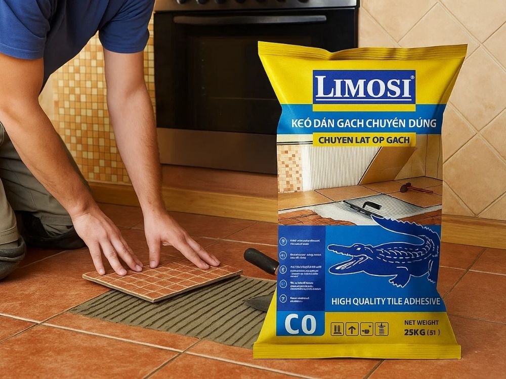 2. Keo không co ngót giúp giữ gạch chắc bền