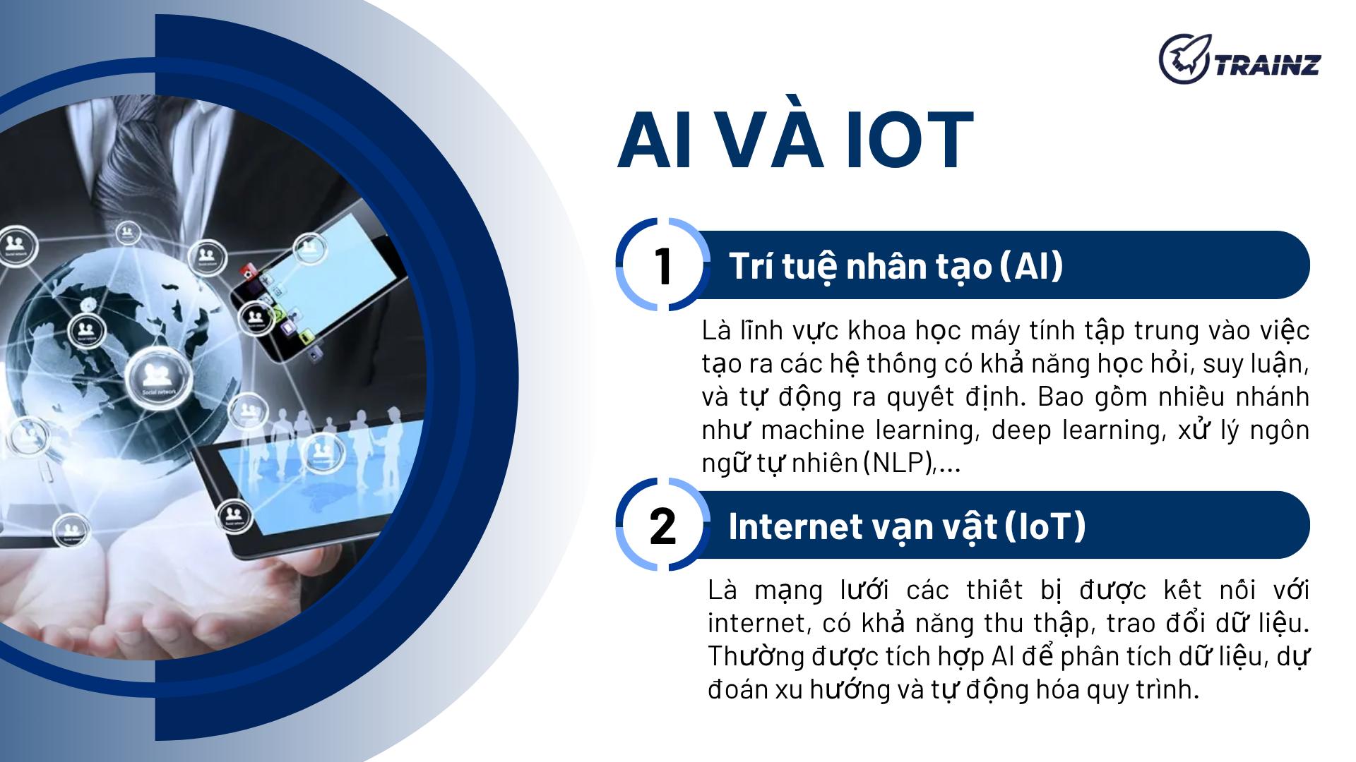 1. Hiểu rõ khái niệm và ứng dụng của AI và IoT