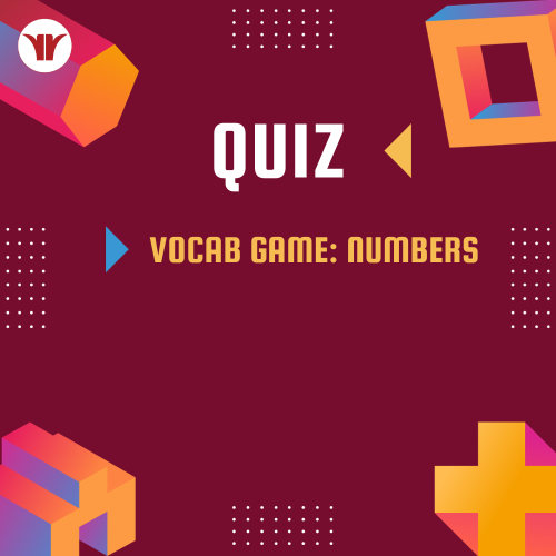 Vocab Game: Tocpic Numbers