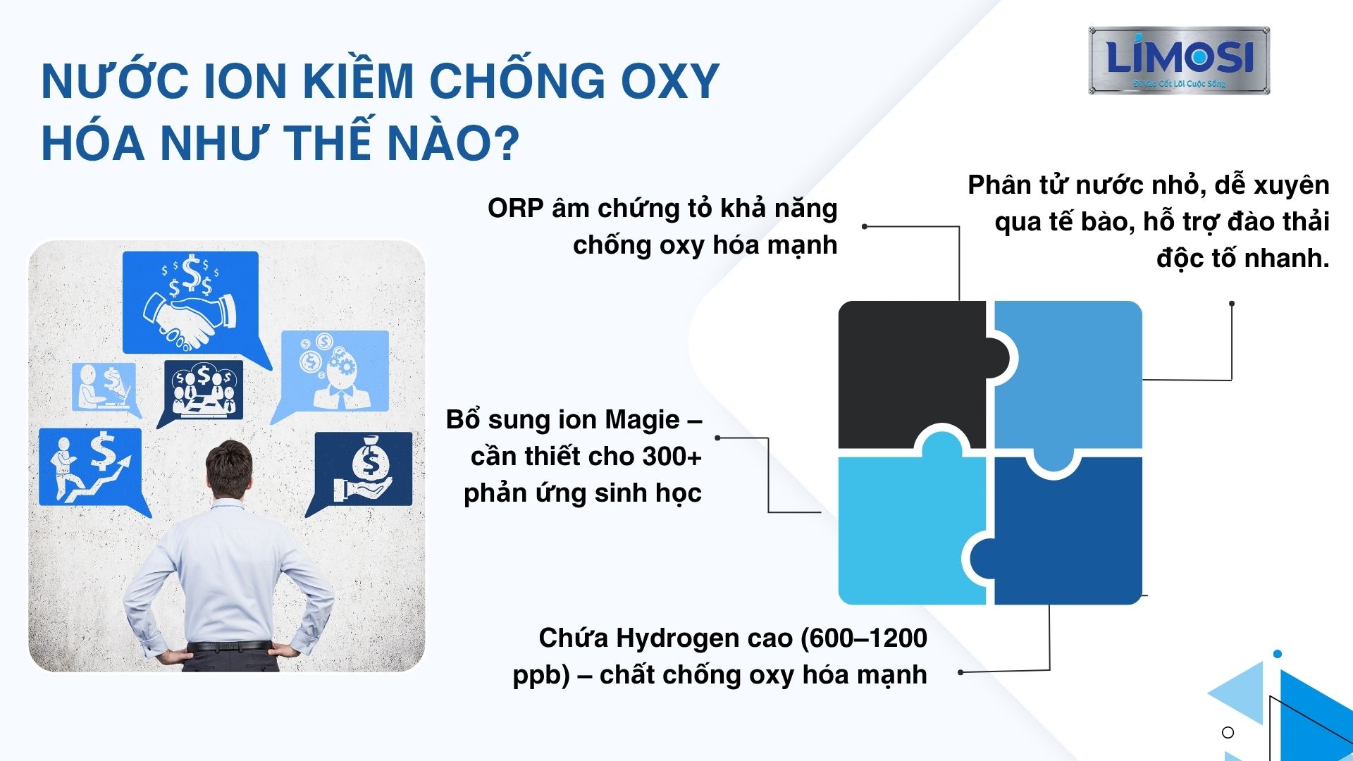 Nước ion kiềm chống oxy hóa như thế nào?