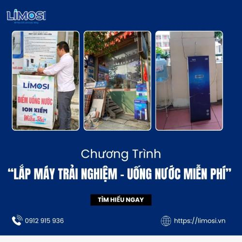 LIMOSI Lan Tỏa Giá Trị Sức Khỏe: Lắp Đặt Máy Trải Nghiệm & Điểm Uống Miễn Phí Cho Bà Con Địa Phương