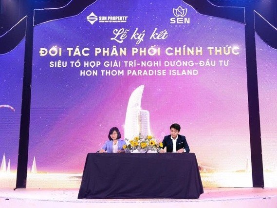 Sen Group tiếp tục là đối tác phân phối Sun Festival Avenue hợp phần mới nhất thuộc Siêu Dự án Hon Thom Paradise Island của Sun Group