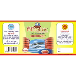 Nước Mắm Phú Quốc Anh Duyệt