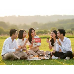 Bánh Hạnh Nhân Tiến Anh 250g – Đặc Sản Chợ Mới Thơm Ngon