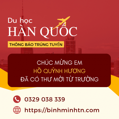Hồ sơ thành công - Hồ Quỳnh Hương