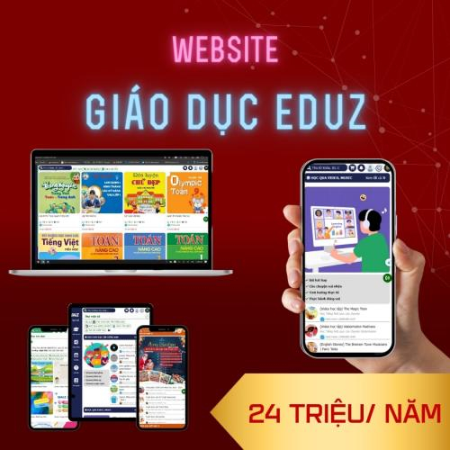 Bảng Giá Website Đào Tạo eduZ - 24 Triệu/ Năm