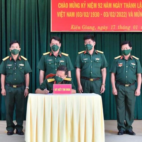 Bộ CHQS Tỉnh Kiên Giang Phát Động Thi Đua Chào Mừng 92 Năm Ngày Thành Lập Đảng Cộng Sản Việt Nam