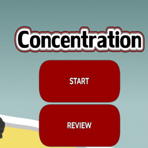 Game: Vocabulary Concentration