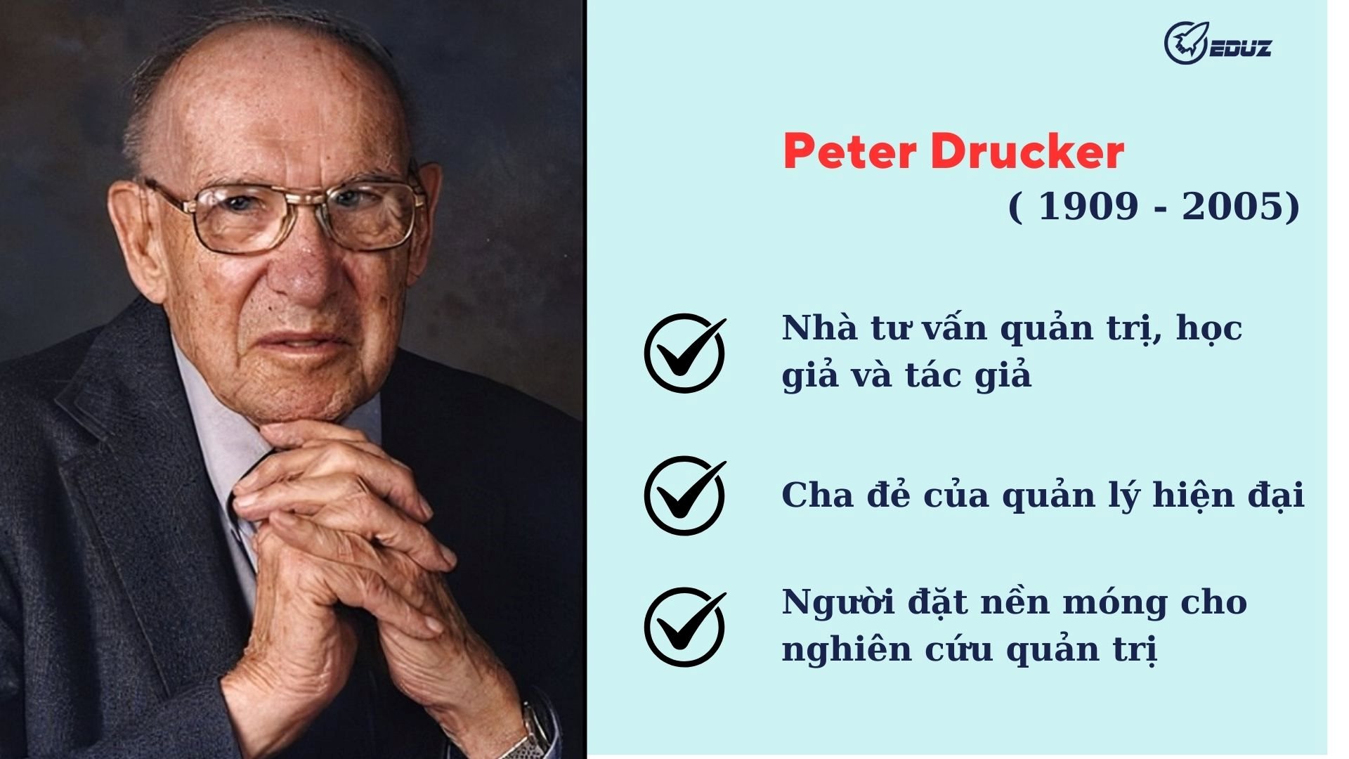 1. Sơ lược về Peter Drucker