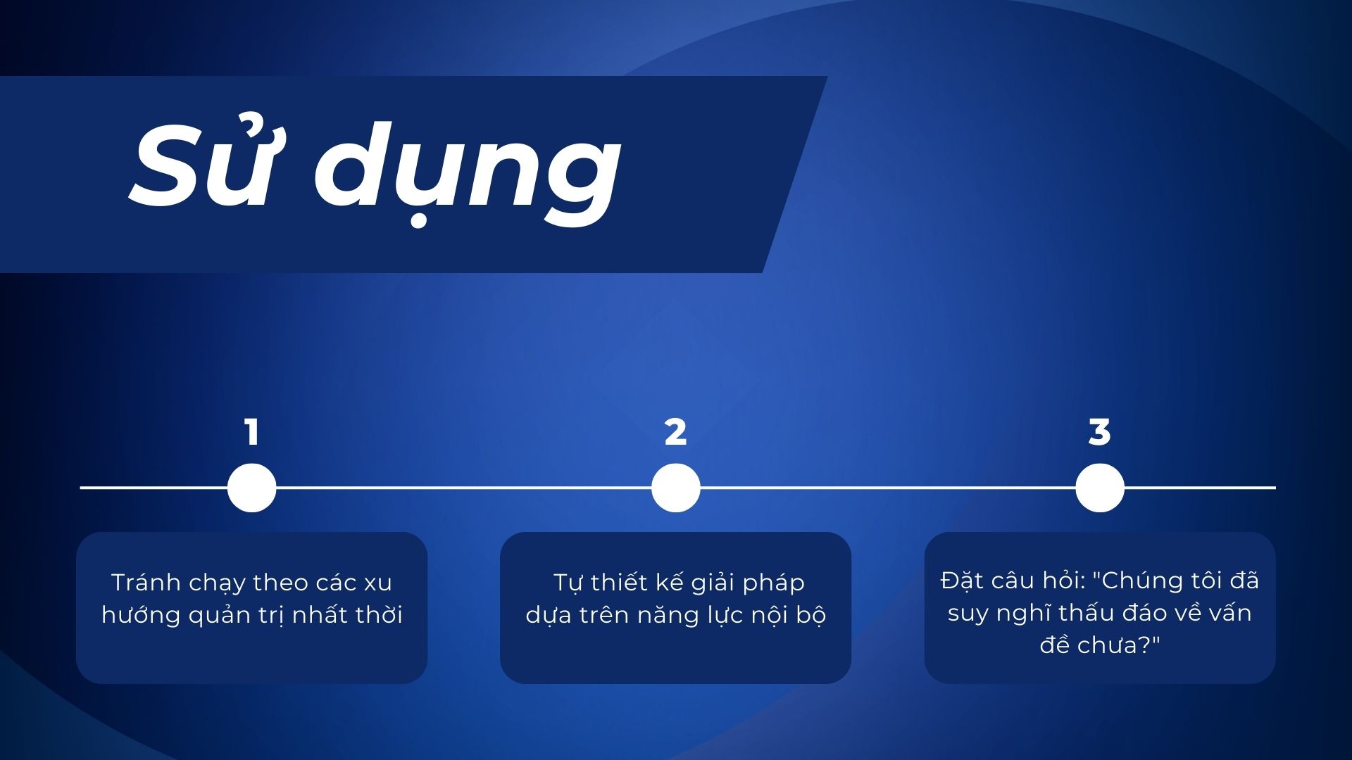 3. Sử dụng