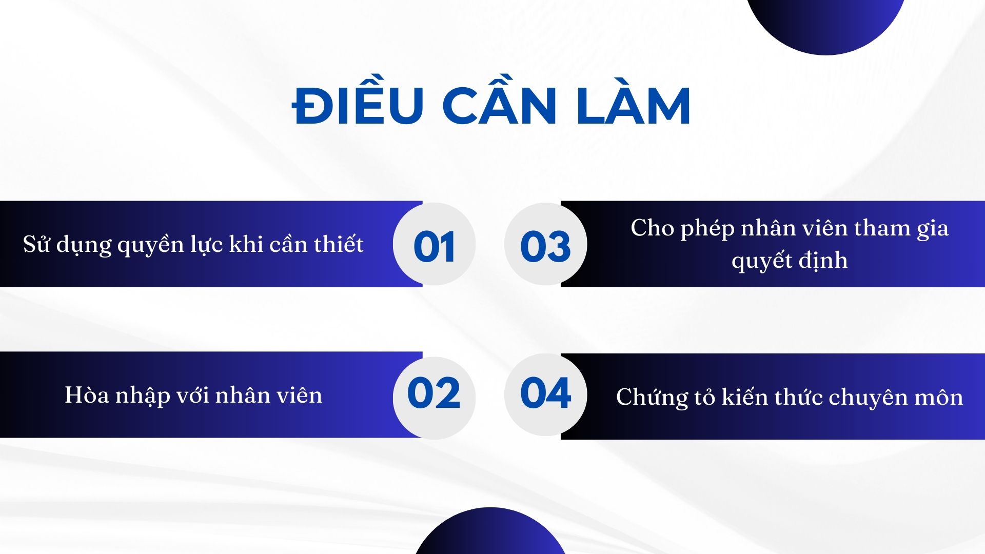 3. Điều cần làm