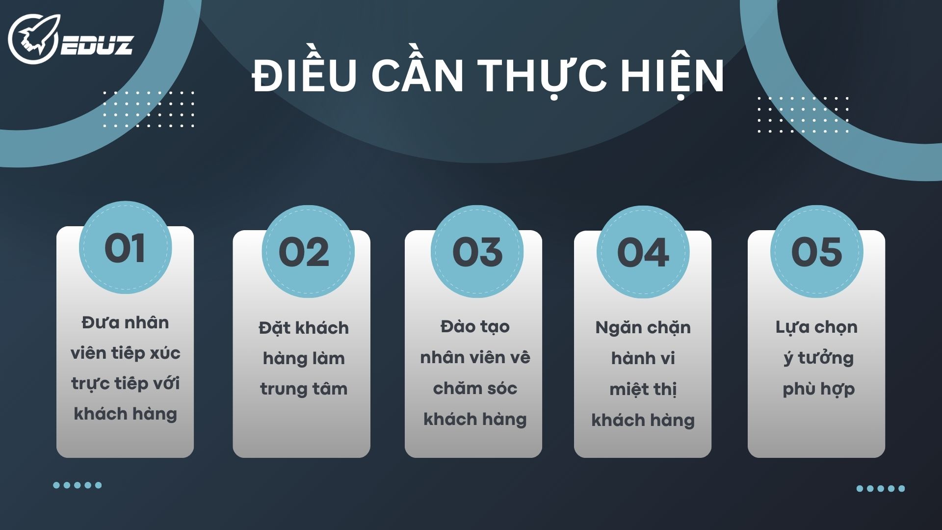 3. Điều cần thực hiện