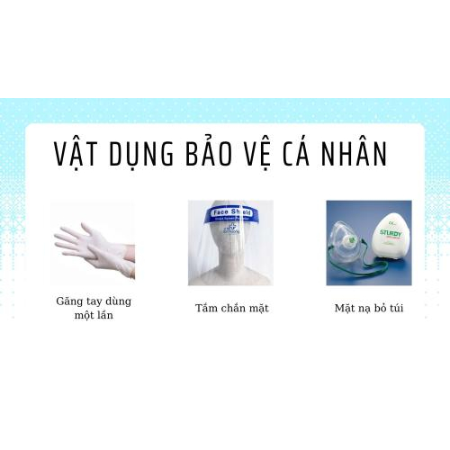 2. Vật dụng bảo vệ cá nhân