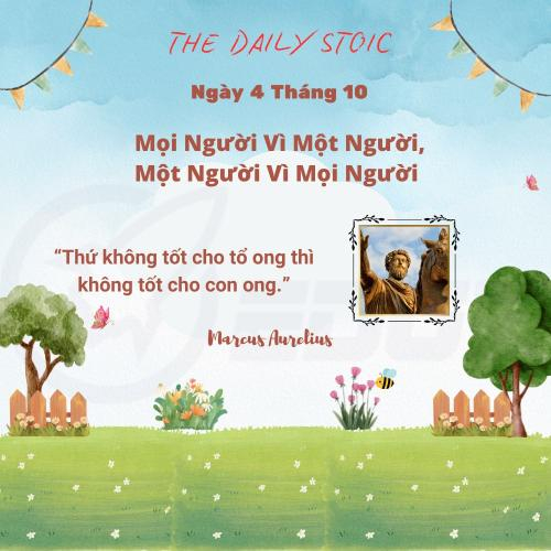 Ngày 4 Tháng 10: Mọi Người Vì Một Người, Một Người Vì Mọi Người