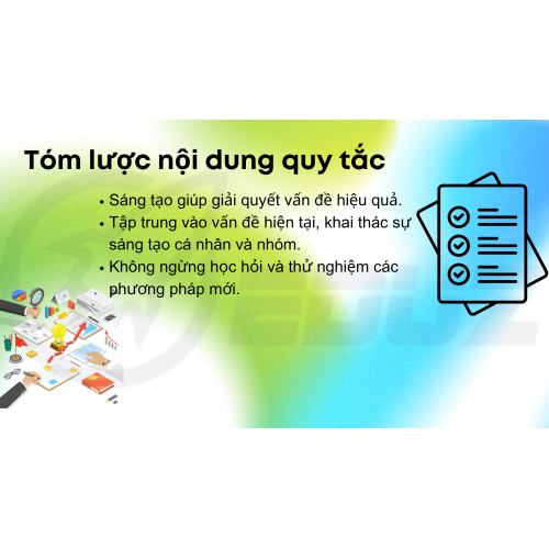 5.	Tóm lược lại nội dung quy tắc: