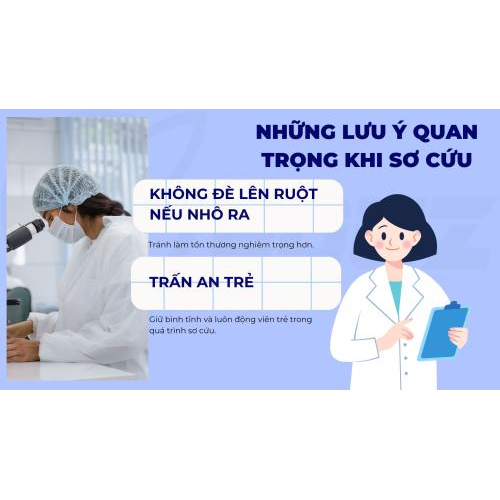 4. Những lưu ý quan trọng khi sơ cứu