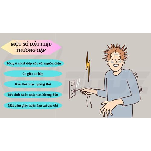 2. Dấu hiệu thường gặp khi bị điện giật