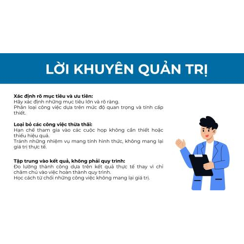 2. Lời khuyên quản trị