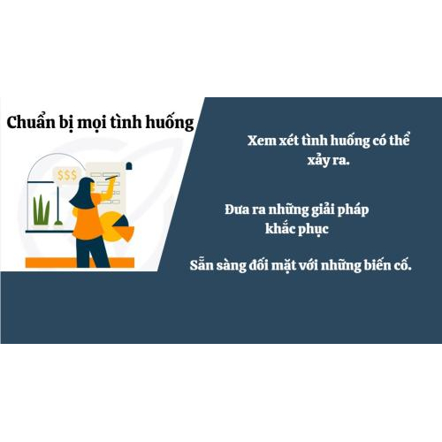 2.Chuẩn bị cho mọi tình huống