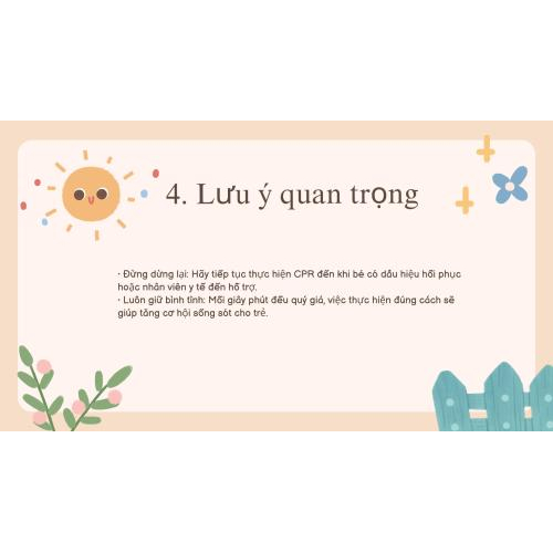 4. Lưu ý quan trọng