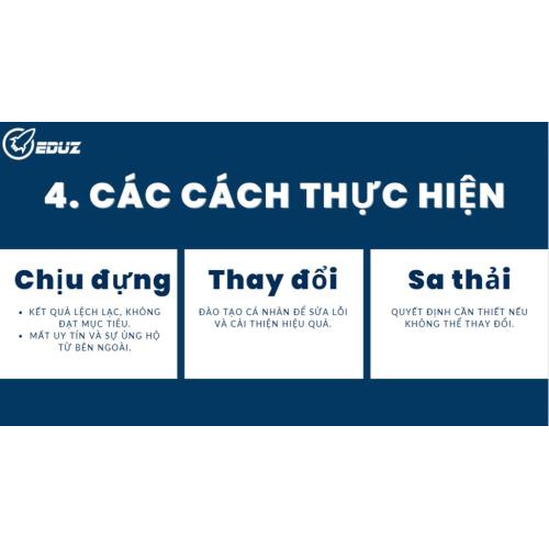 4. Cách thực hiện, xử lý